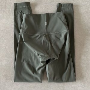 Lululemon Wunder Under Grey Sage Leggings - 0